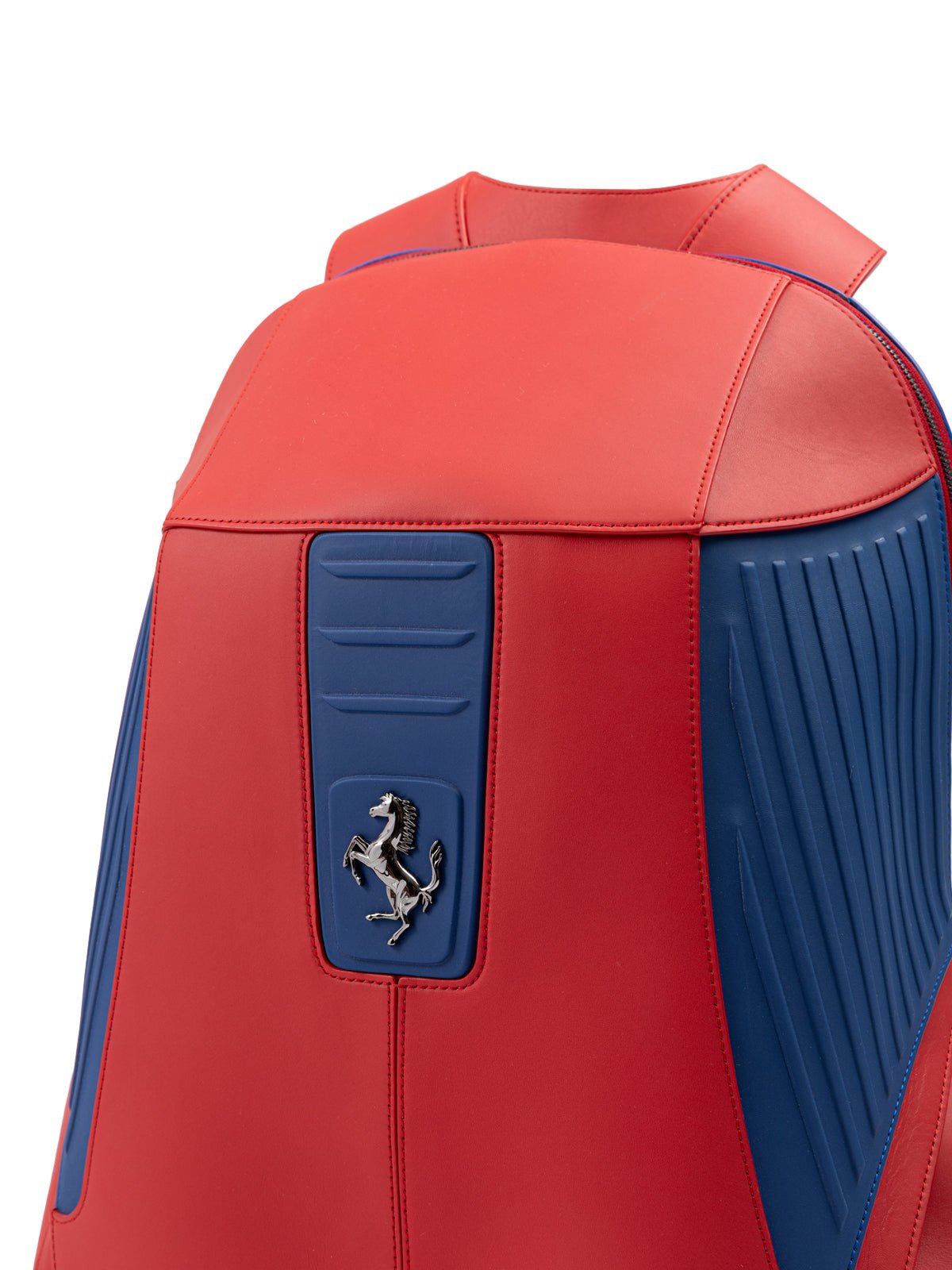 Ferrari Red Leather Technical Backpack – par Ferrari | Disponible sur Sandy Store ByNet