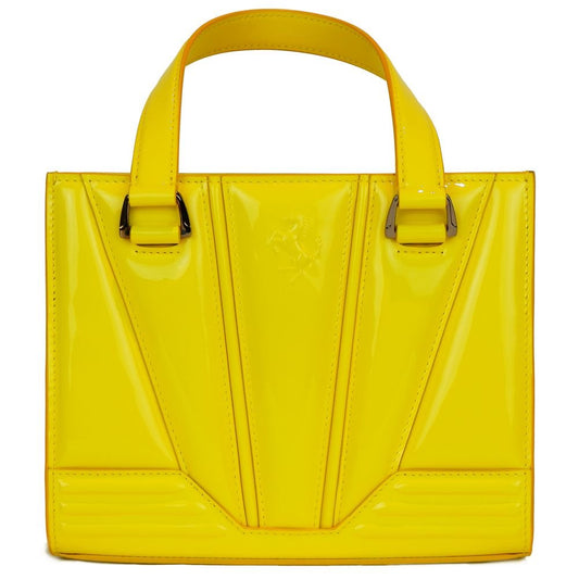 Ferrari Yellow Leather Handbag - Sandy Store ByNet