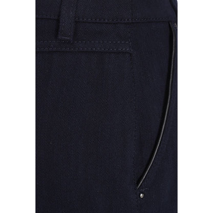 Giorgio Armani Blue Cotton Skirt - Sandy Store ByNet