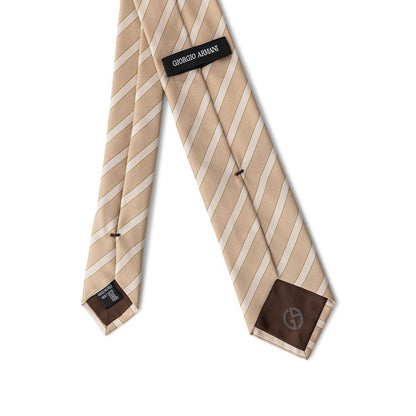 Giorgio Armani Gold Silk Ties & Bowty - Sandy Store ByNet