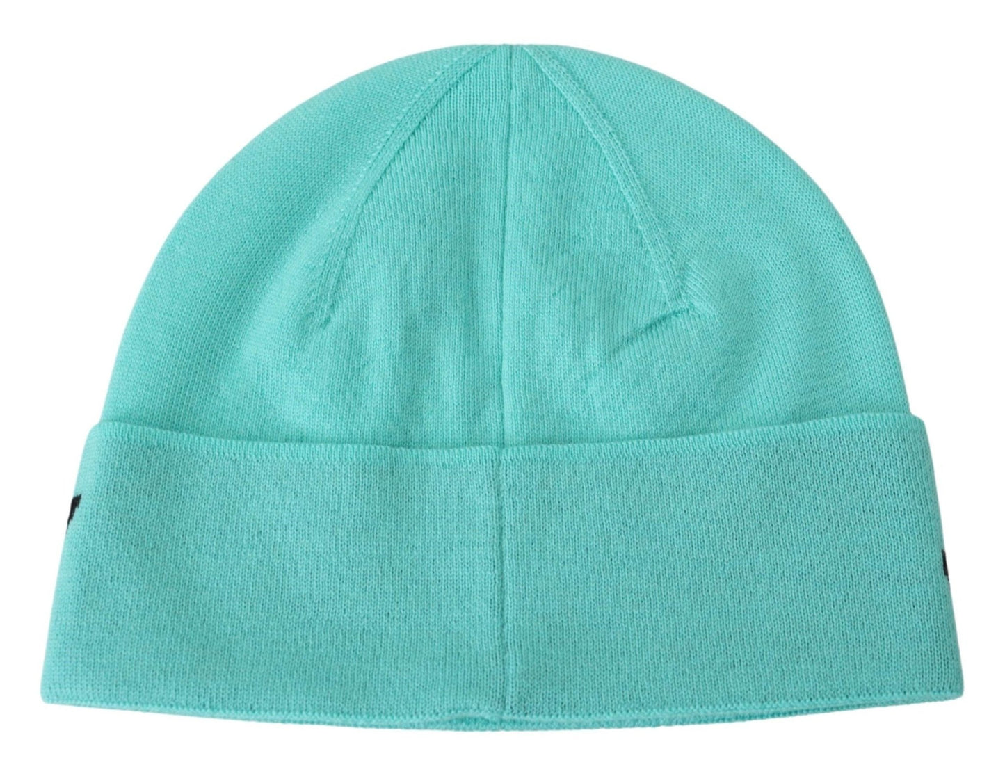 Givenchy Aquamarine Green Wool Beanie with Signature Logo - Sandy Store ByNet