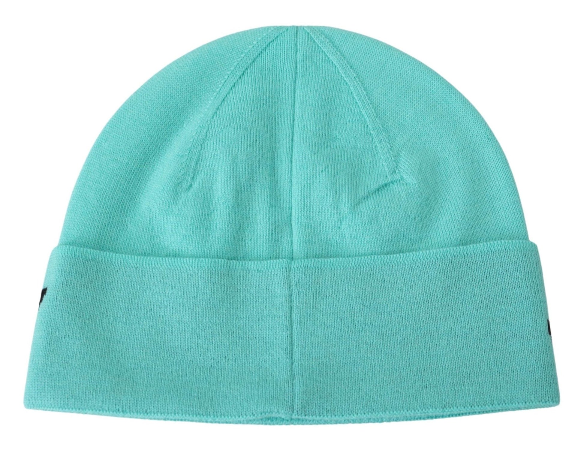Givenchy Aquamarine Green Wool Beanie with Signature Logo - Sandy Store ByNet