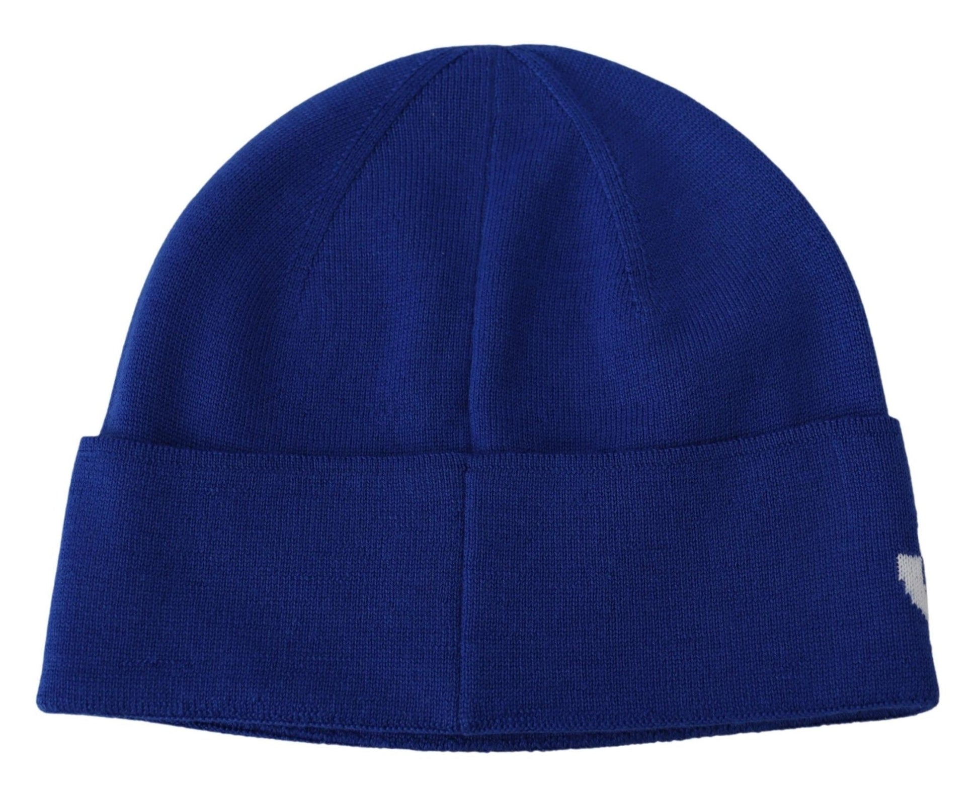 Givenchy Chic Unisex Cobalt Wool Beanie with Logo Detail - Sandy Store ByNet