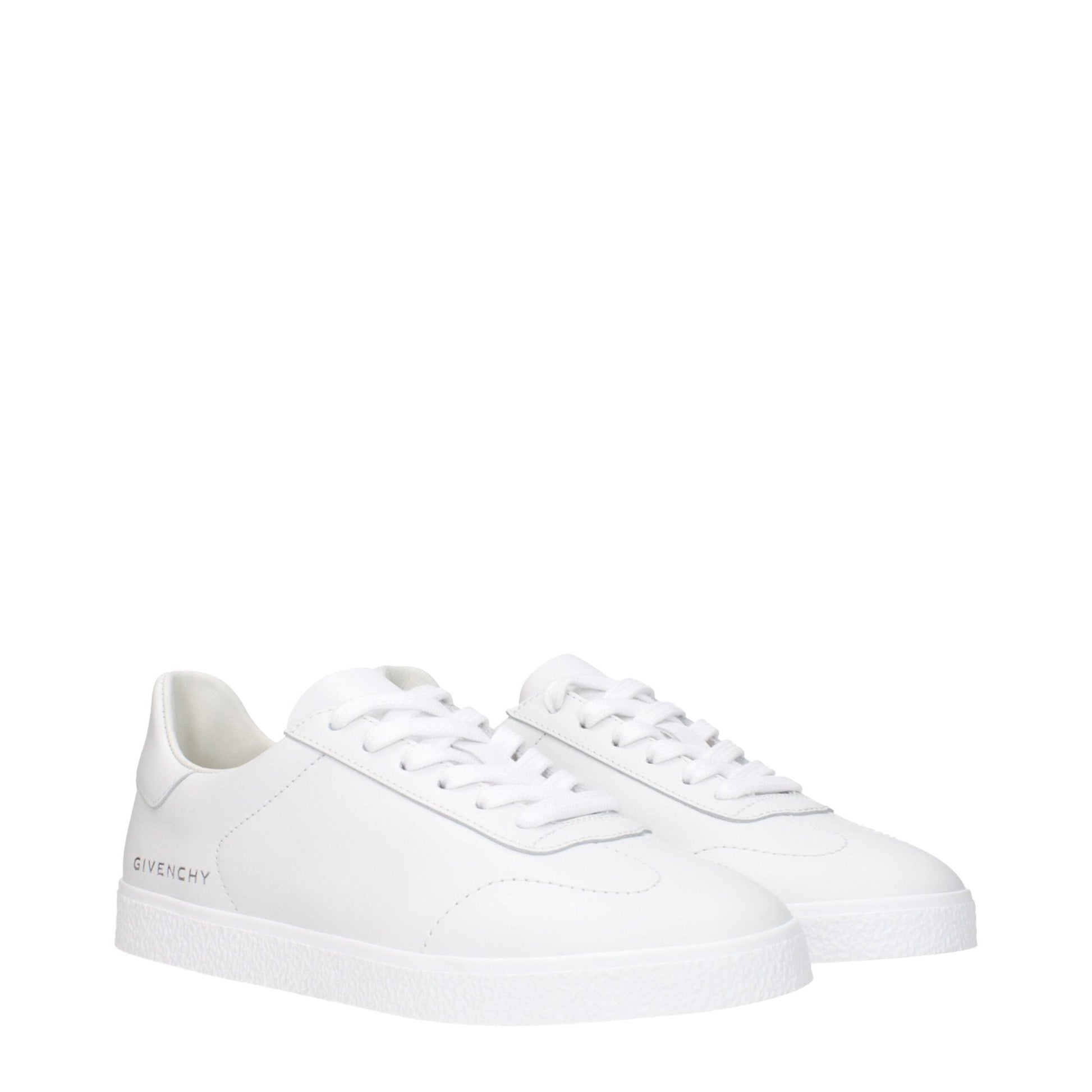 Givenchy White Leather Low Tops – EU35.5/US5.5 par Givenchy | Disponible sur Sandy Store ByNet