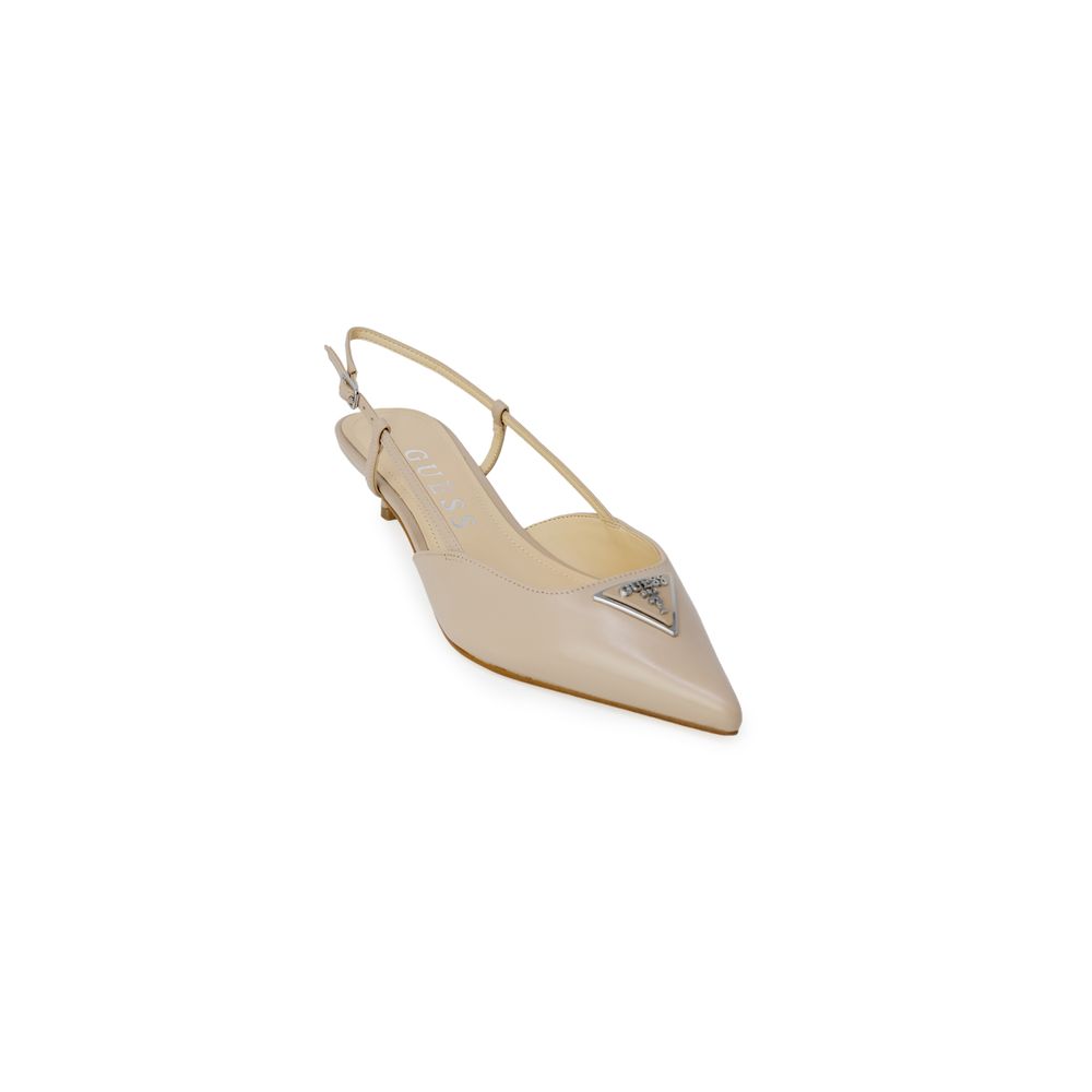 Guess Beige Polyester High Heel – EU36/US6 par Guess | Disponible sur Sandy Store ByNet