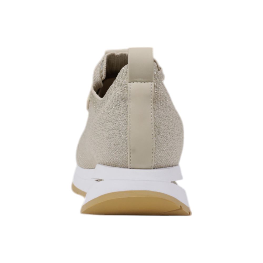 Guess Beige Polyester Sneaker – EU35/US5 par Guess | Disponible sur Sandy Store ByNet