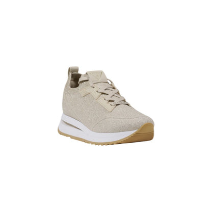 Guess Beige Polyester Sneaker – EU35/US5 par Guess | Disponible sur Sandy Store ByNet