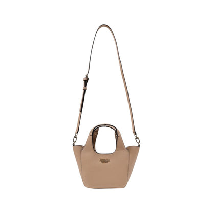 Guess Beige Polyethylene Handbag – par Guess | Disponible sur Sandy Store ByNet