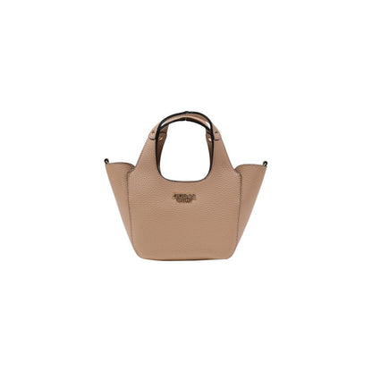 Guess Beige Polyethylene Handbag – par Guess | Disponible sur Sandy Store ByNet