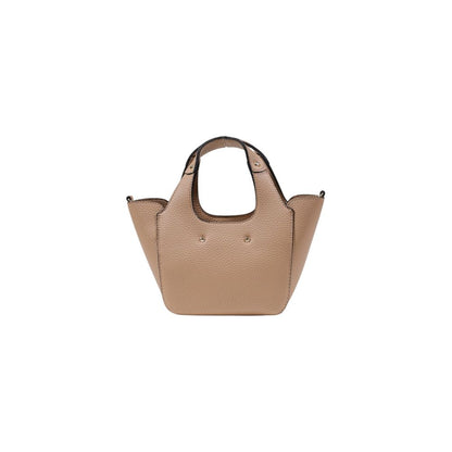 Guess Beige Polyethylene Handbag – par Guess | Disponible sur Sandy Store ByNet