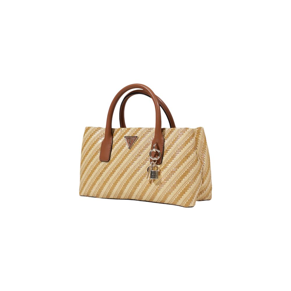 Guess Beige Polypropylene Handbag – par Guess | Disponible sur Sandy Store ByNet