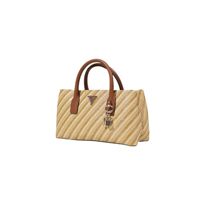 Guess Beige Polypropylene Handbag – par Guess | Disponible sur Sandy Store ByNet