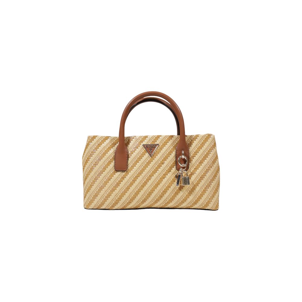 Guess Beige Polypropylene Handbag – par Guess | Disponible sur Sandy Store ByNet
