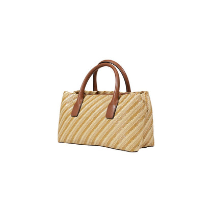 Guess Beige Polypropylene Handbag – par Guess | Disponible sur Sandy Store ByNet