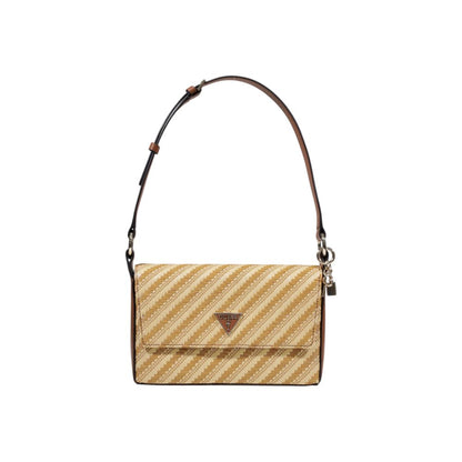 Guess Beige Polypropylene Handbag – par Guess | Disponible sur Sandy Store ByNet