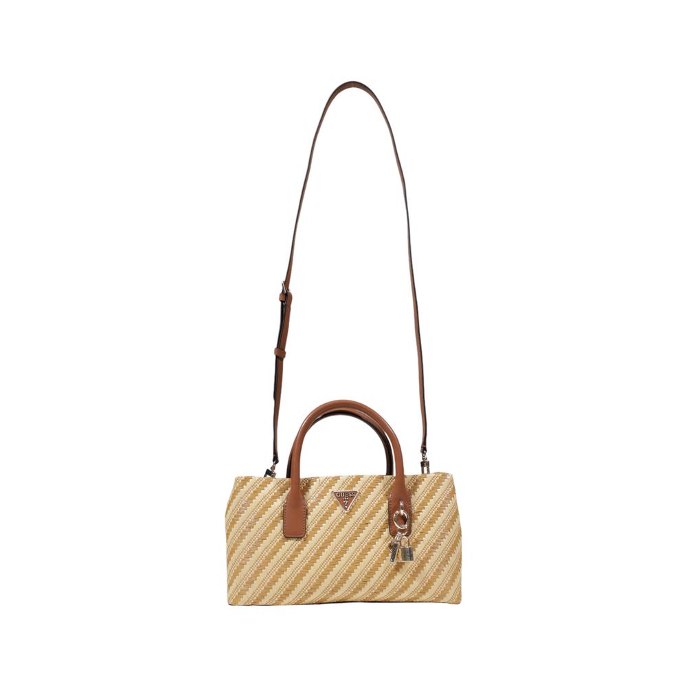 Guess Beige Polypropylene Handbag – par Guess | Disponible sur Sandy Store ByNet