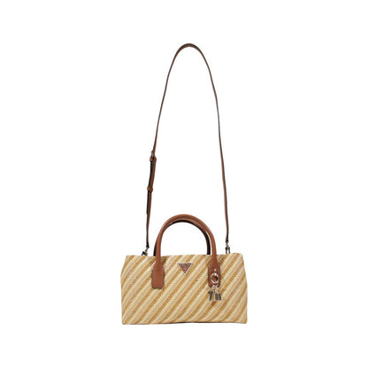 Guess Beige Polypropylene Handbag – par Guess | Disponible sur Sandy Store ByNet