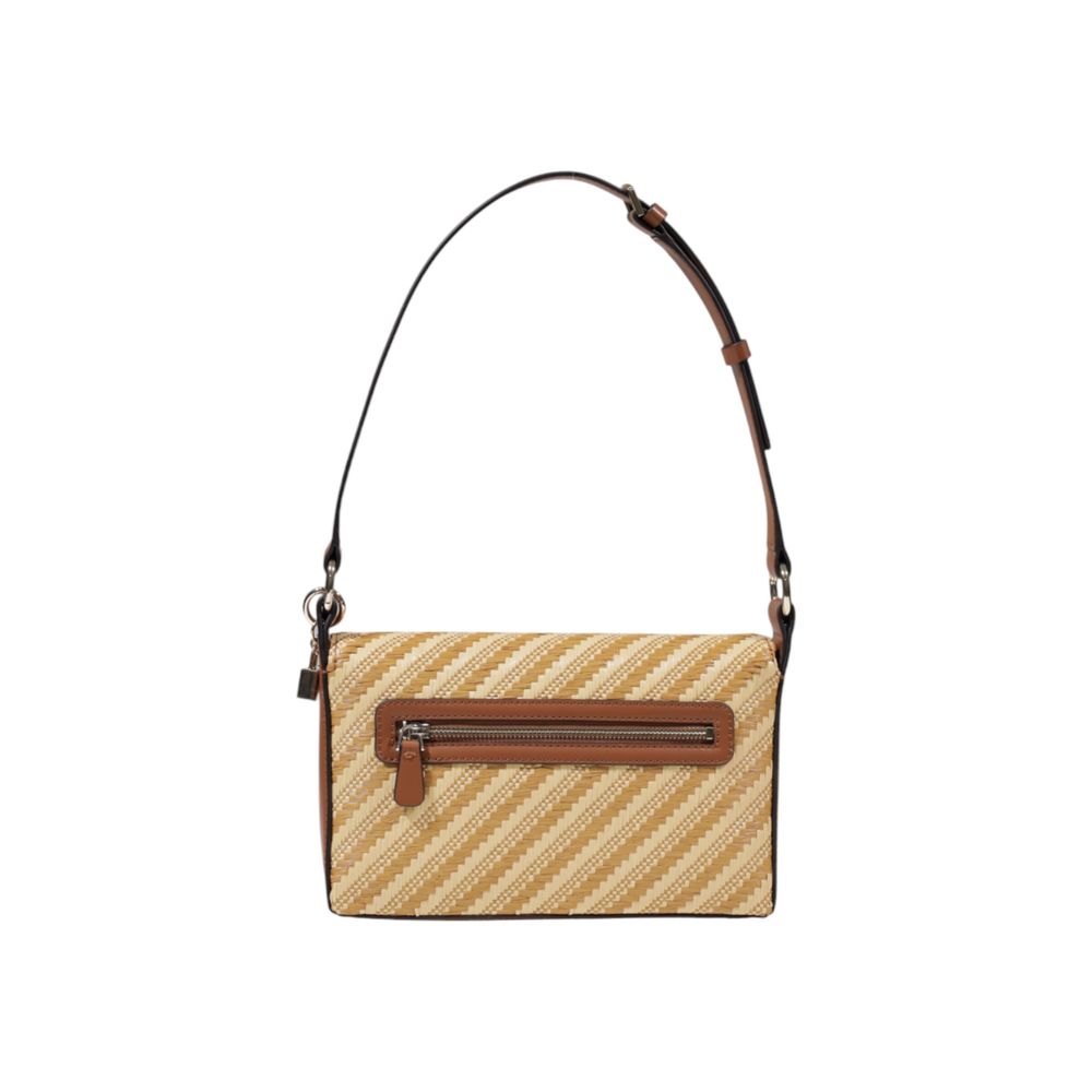 Guess Beige Polypropylene Handbag – par Guess | Disponible sur Sandy Store ByNet