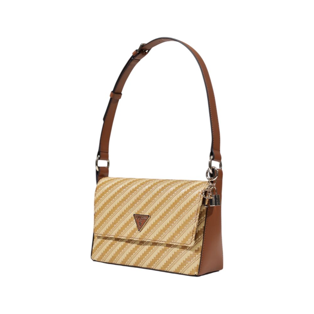 Guess Beige Polypropylene Handbag – par Guess | Disponible sur Sandy Store ByNet