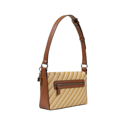 Guess Beige Polypropylene Handbag – par Guess | Disponible sur Sandy Store ByNet
