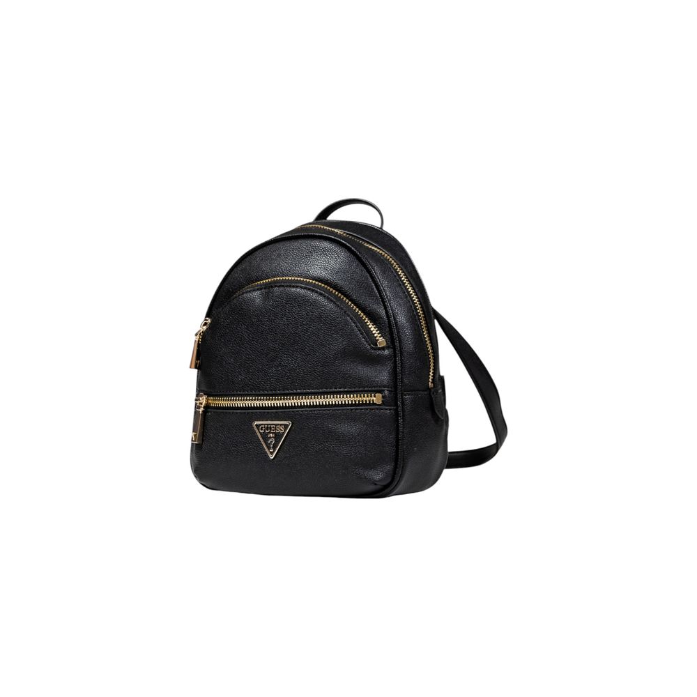 Guess Black Artificial Leather Backpack – par Guess | Disponible sur Sandy Store ByNet