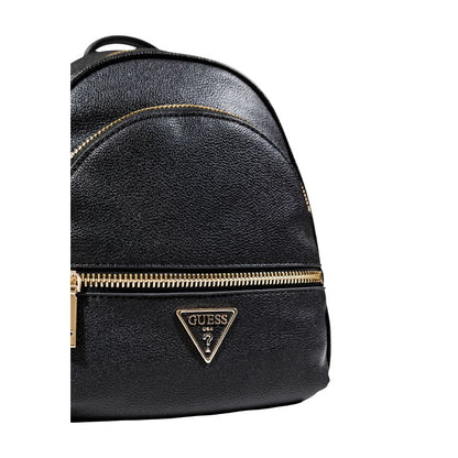 Guess Black Artificial Leather Backpack – par Guess | Disponible sur Sandy Store ByNet