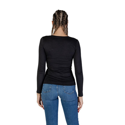 Guess Black Cotton Long Sleeve – IT38|XS par Guess | Disponible sur Sandy Store ByNet