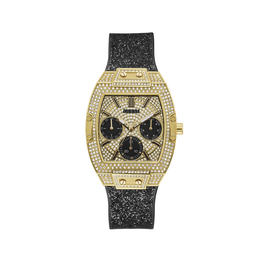 Guess Black Leather Watch - Sandy Store ByNet
