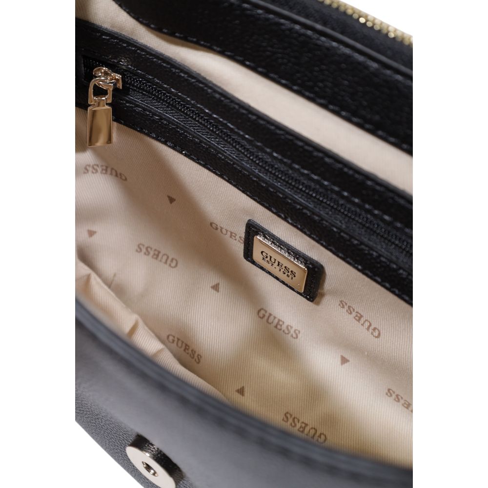 Guess Black Polyethylene Handbag – par Guess | Disponible sur Sandy Store ByNet