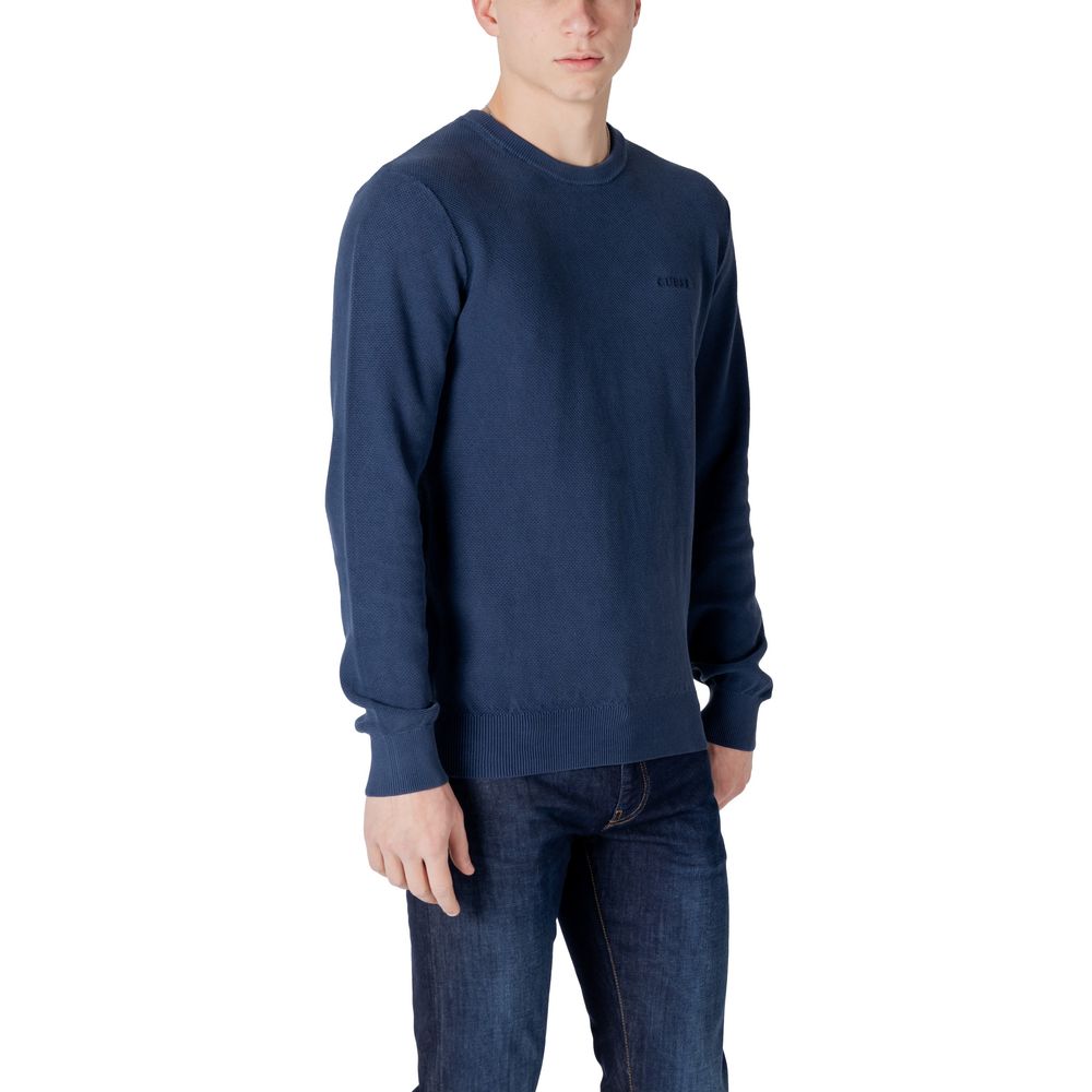 Guess Blue Cotton Sweater – IT44 | S par Guess | Disponible sur Sandy Store ByNet