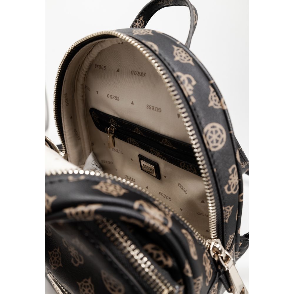 Guess Brown Polyethylene Backpack – par Guess | Disponible sur Sandy Store ByNet