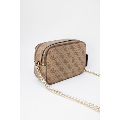 Guess Brown Polyethylene Handbag – par Guess | Disponible sur Sandy Store ByNet