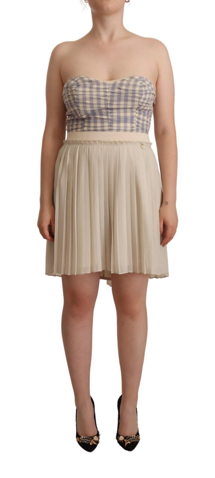 Guess Chic Beige Strapless A - Line Dress - Sandy Store ByNet