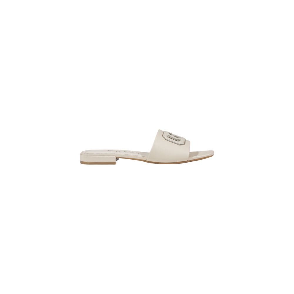 Guess Cream Leather Sandal – EU37/US7 par Guess | Disponible sur Sandy Store ByNet
