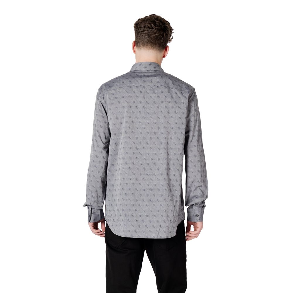 Guess Gray Cotton Shirt – IT44 | S par Guess | Disponible sur Sandy Store ByNet