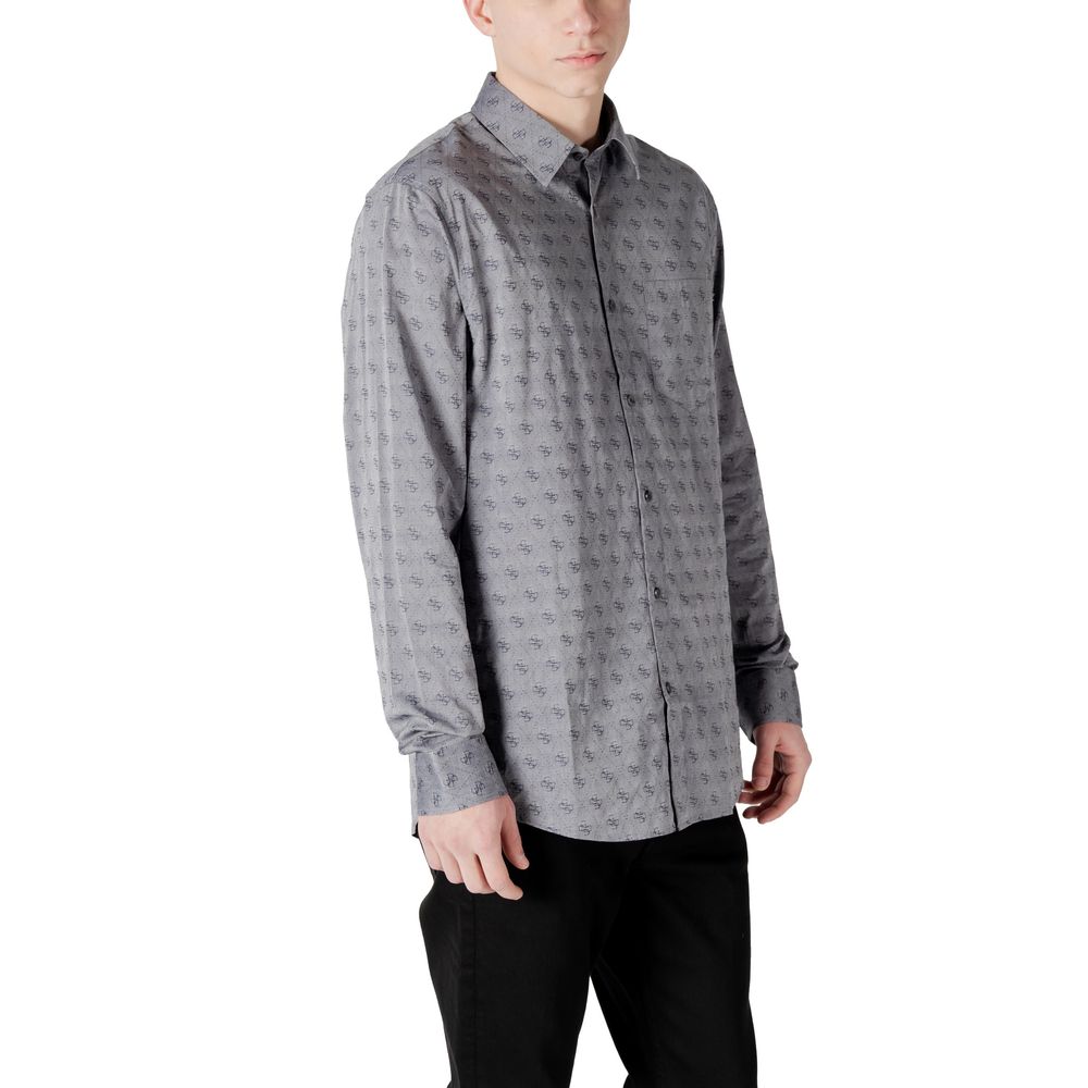 Guess Gray Cotton Shirt – IT44 | S par Guess | Disponible sur Sandy Store ByNet