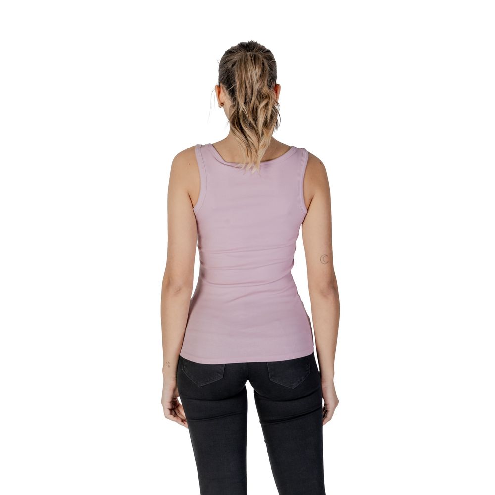 Guess Purple Cotton Tank Top – IT42|M par Guess | Disponible sur Sandy Store ByNet