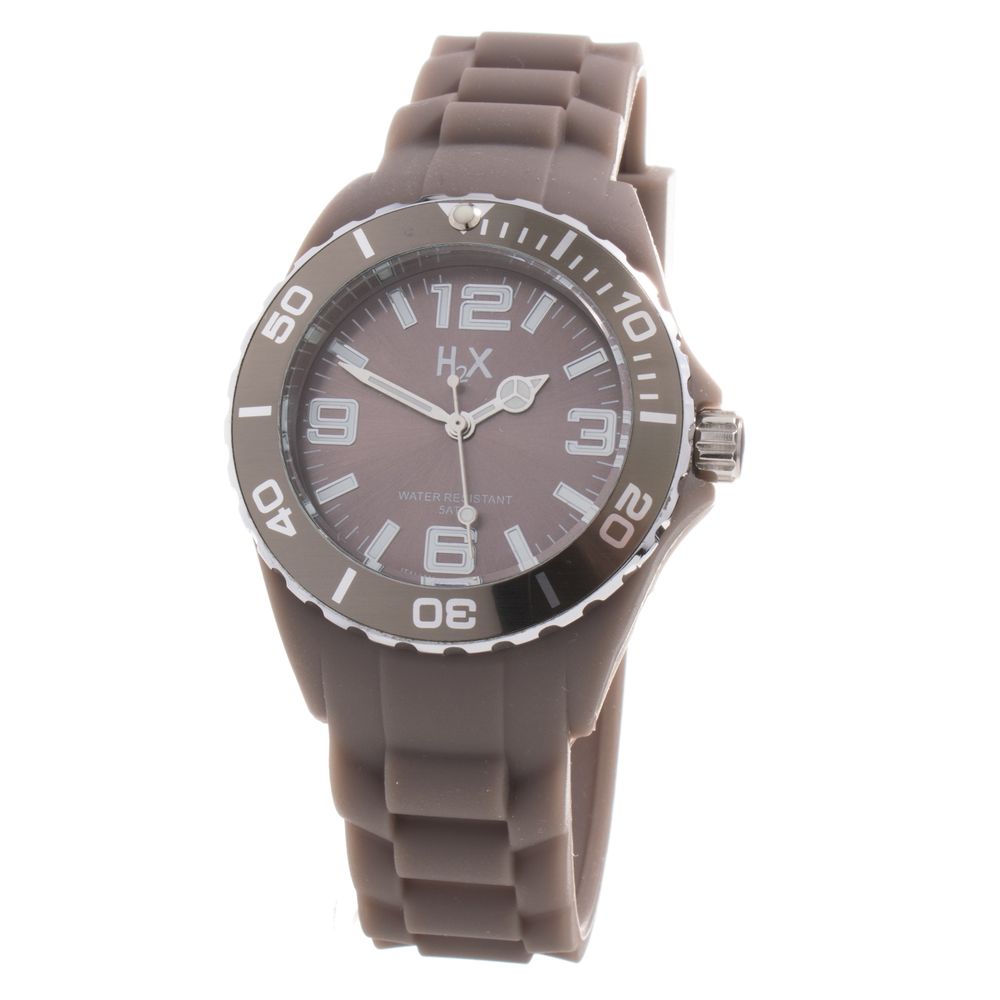 Haurex Brown Rubber Watch - Sandy Store ByNet