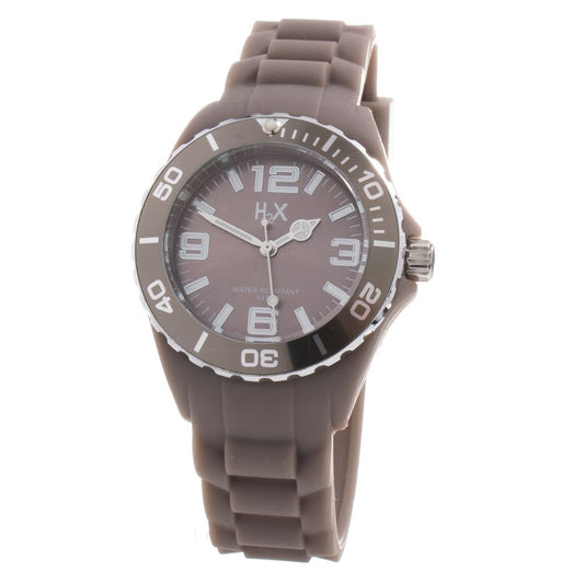Haurex Brown Rubber Watch - Sandy Store ByNet