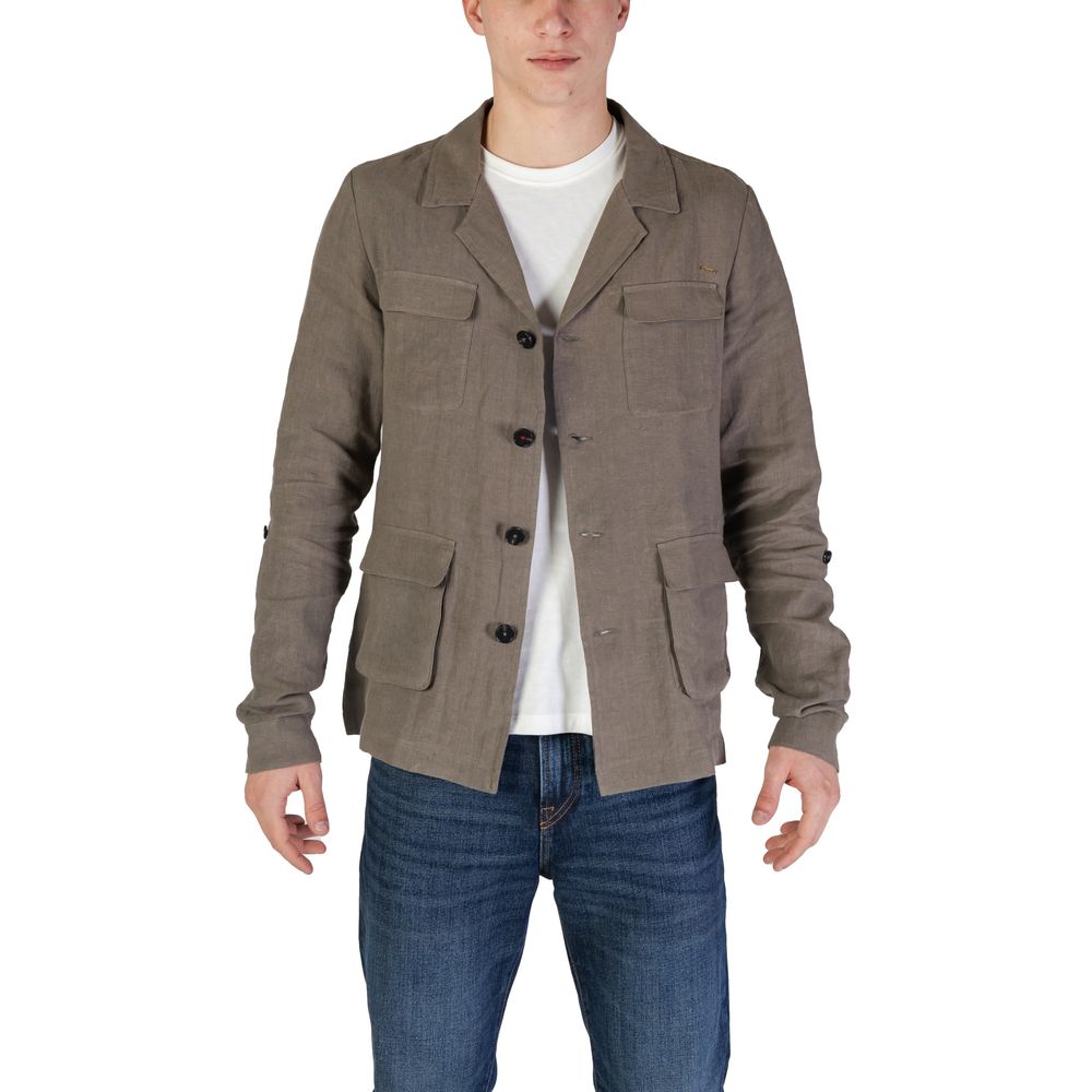 In My Hood Green Linen Blazer – IT48 | L par In My Hood | Disponible sur Sandy Store ByNet