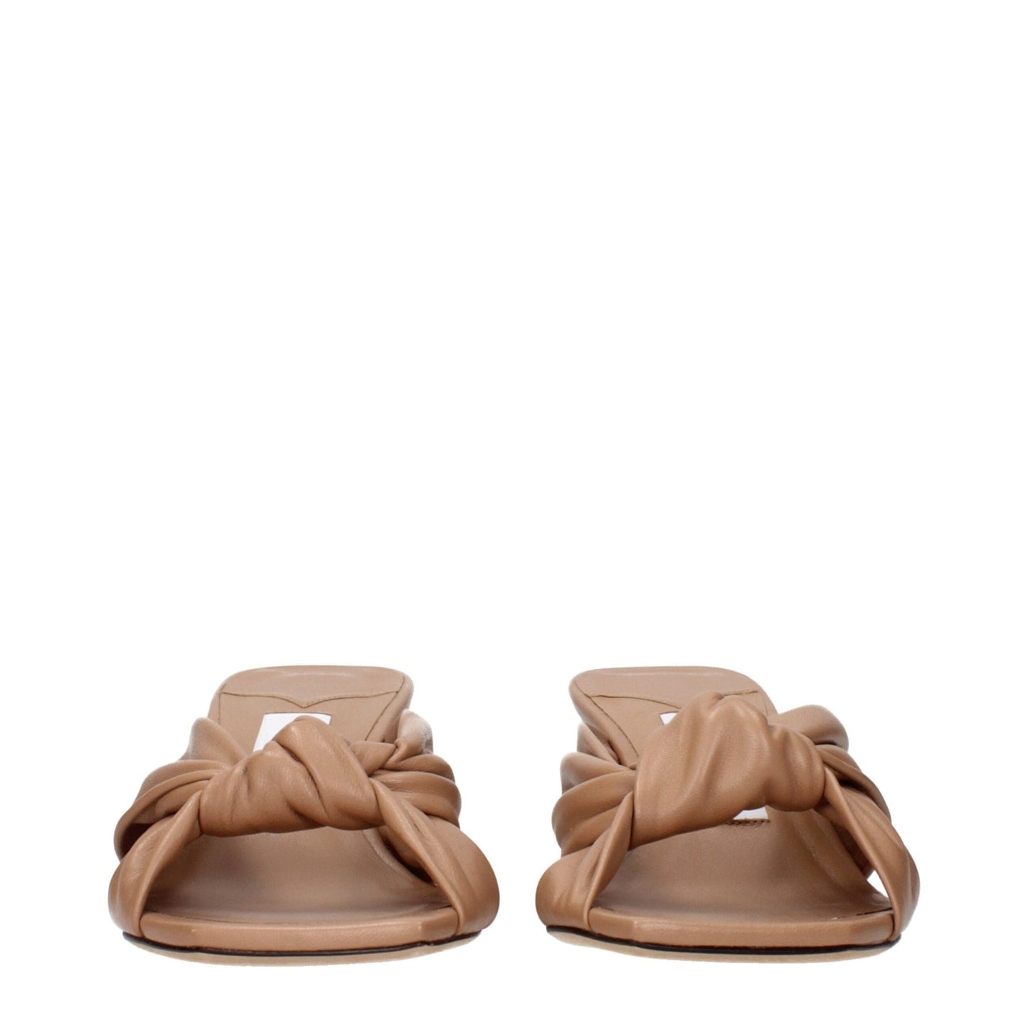 Jimmy Choo Beige Leather Flat Sandals – EU36/US6 par Jimmy Choo | Disponible sur Sandy Store ByNet