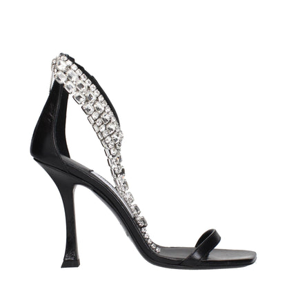 Jimmy Choo Black Leather Stiletto Heels Sandals – EU36/US6 par Jimmy Choo | Disponible sur Sandy Store ByNet