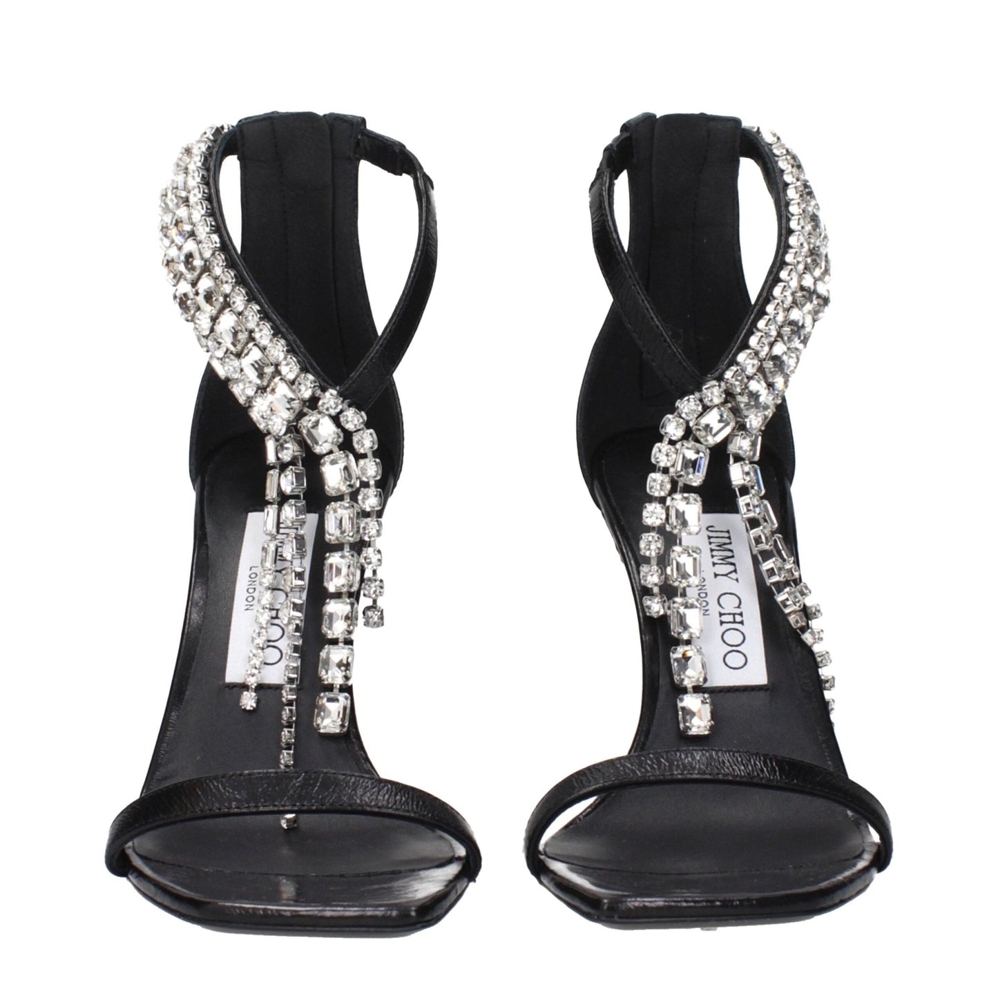 Jimmy Choo Black Leather Stiletto Heels Sandals – EU36/US6 par Jimmy Choo | Disponible sur Sandy Store ByNet