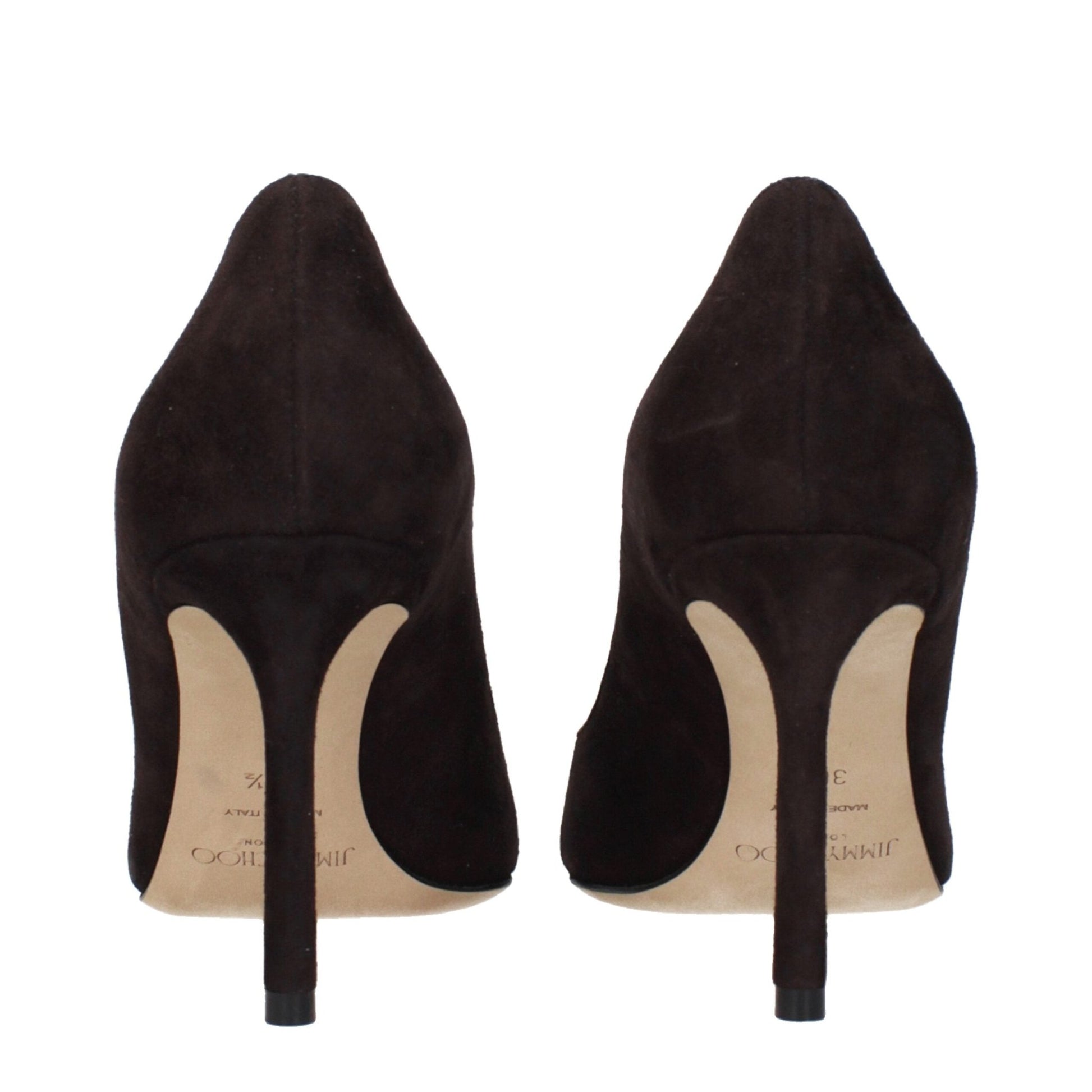 Jimmy Choo Brown Leather High Heel Pumps – EU36.5/US6.5 par Jimmy Choo | Disponible sur Sandy Store ByNet