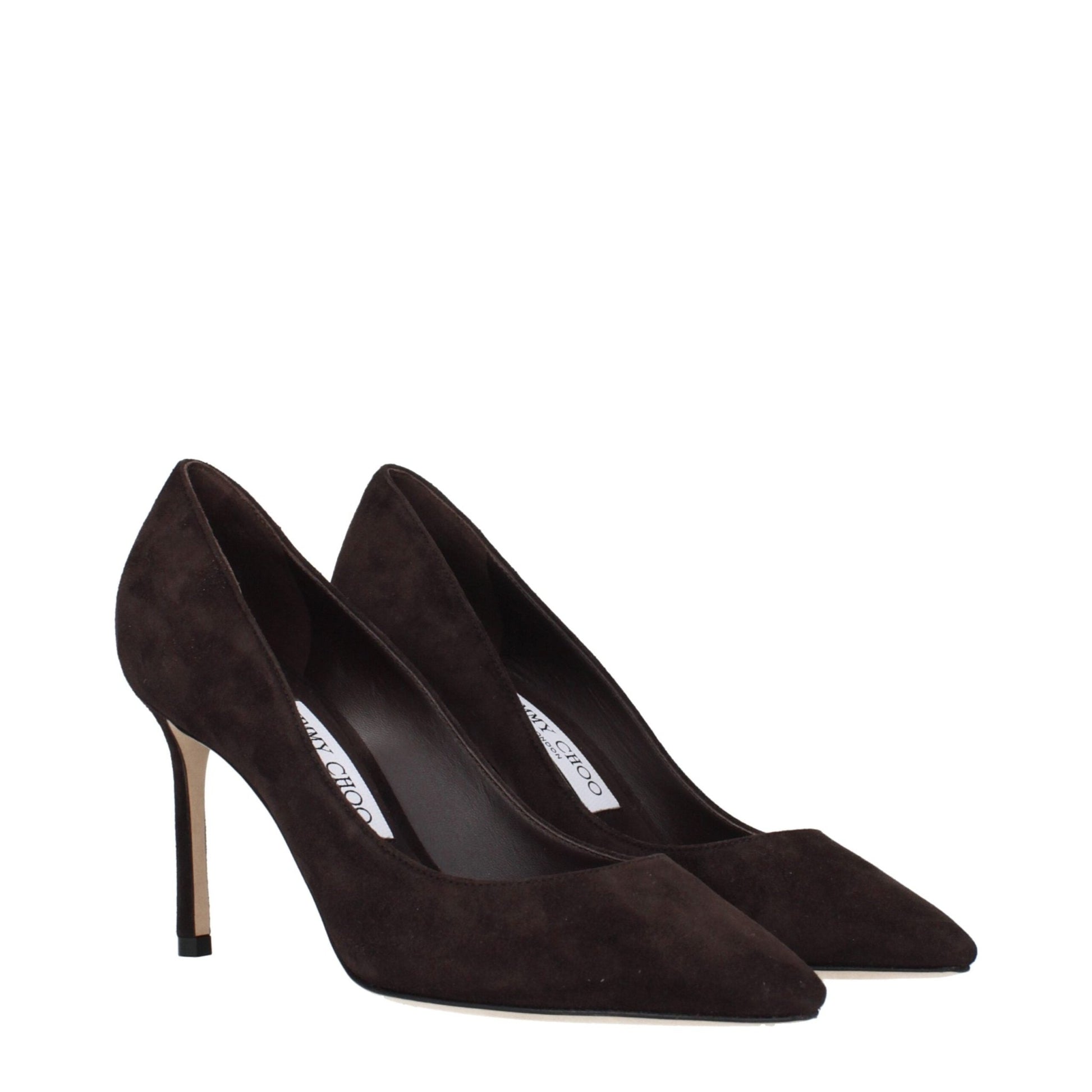 Jimmy Choo Brown Leather High Heel Pumps – EU36.5/US6.5 par Jimmy Choo | Disponible sur Sandy Store ByNet