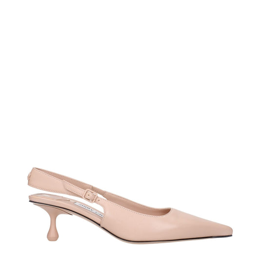 Jimmy Choo Pink Leather High Heel Pumps – EU35.5/US5.5 par Jimmy Choo | Disponible sur Sandy Store ByNet