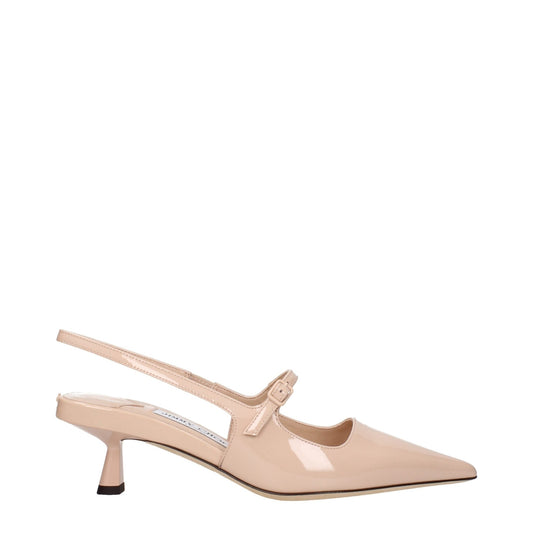 Jimmy Choo Pink Leather Mid Heel Pumps – EU36/US6 par Jimmy Choo | Disponible sur Sandy Store ByNet