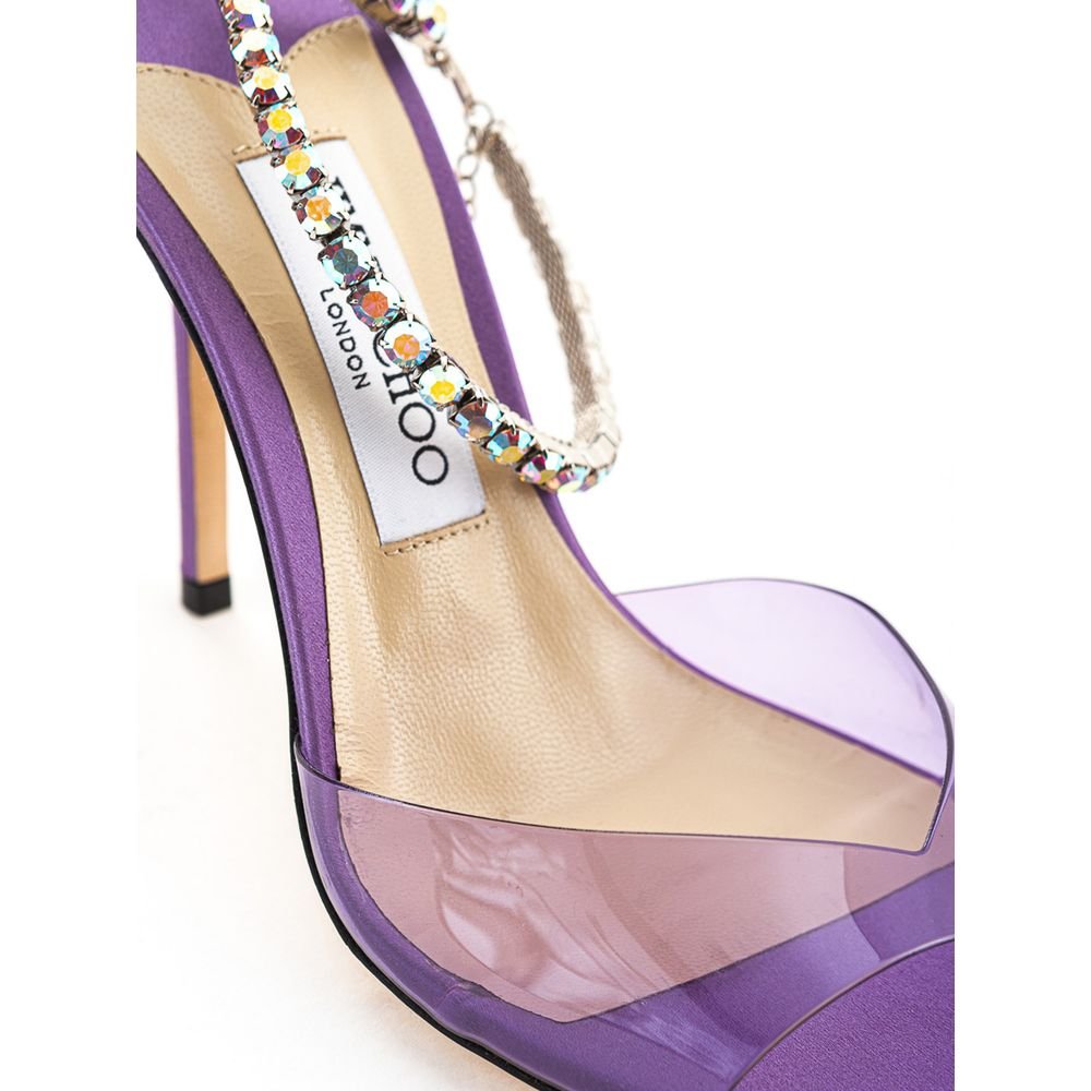 Jimmy Choo Purple Raso Sandal - Sandy Store ByNet