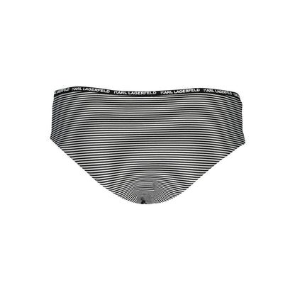 Karl Lagerfeld Black Elastane Swimwear – XS par Karl Lagerfeld | Disponible sur Sandy Store ByNet