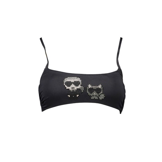 Karl Lagerfeld Black Elastane Swimwear – XS par Karl Lagerfeld | Disponible sur Sandy Store ByNet